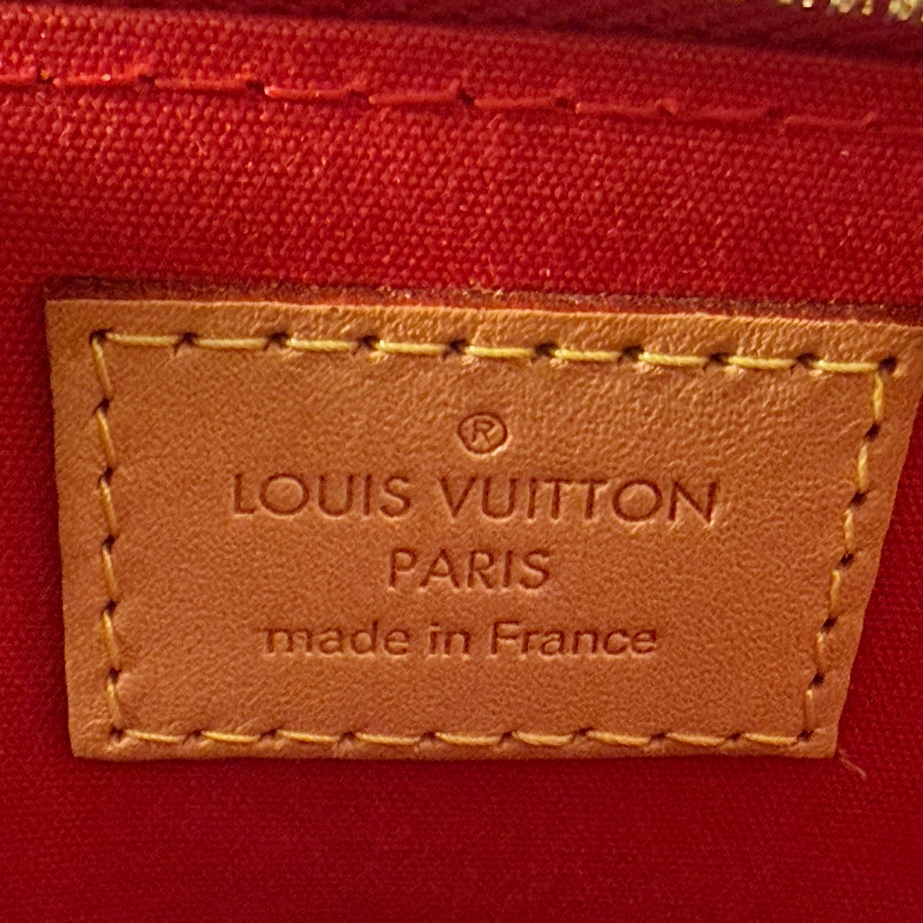 Louis Vuitton Louis Vuitton Vernis Alma BB Rose Indien