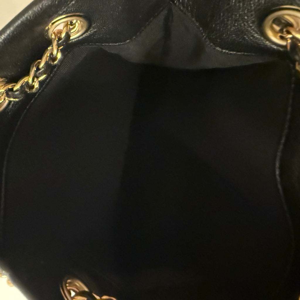 Chanel Backpack Seoul Lamb Black