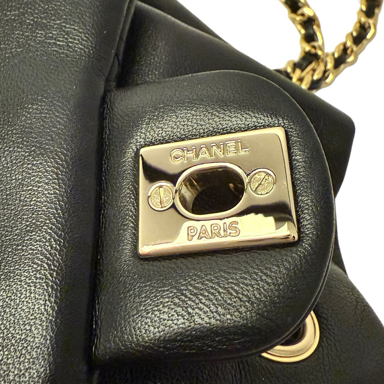 Chanel Backpack Seoul Lamb Black