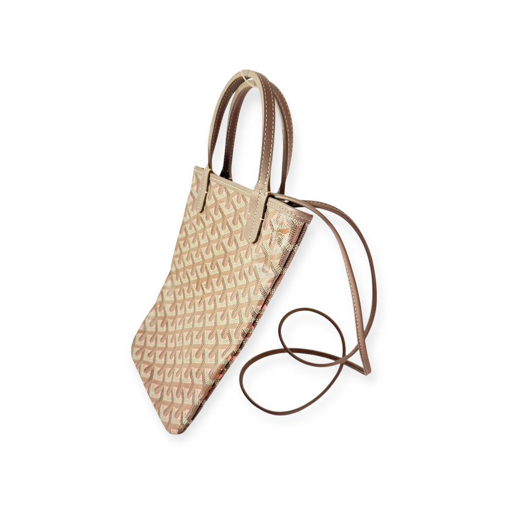 Goyard Poitiers Claire Voie Tote Grege Powder Pink Limited