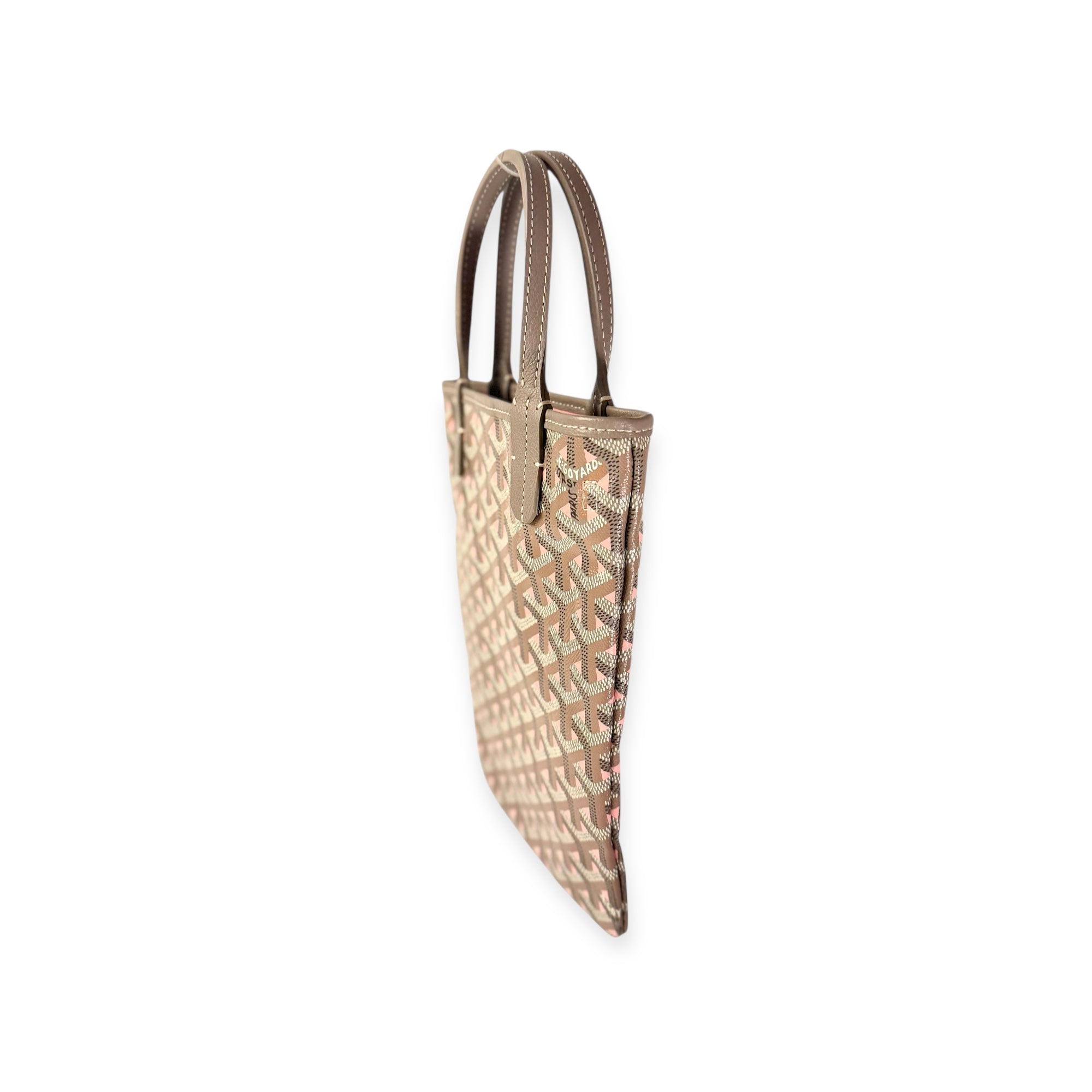 Goyard Poitiers Claire Voie Tote Grege Powder Pink Limited