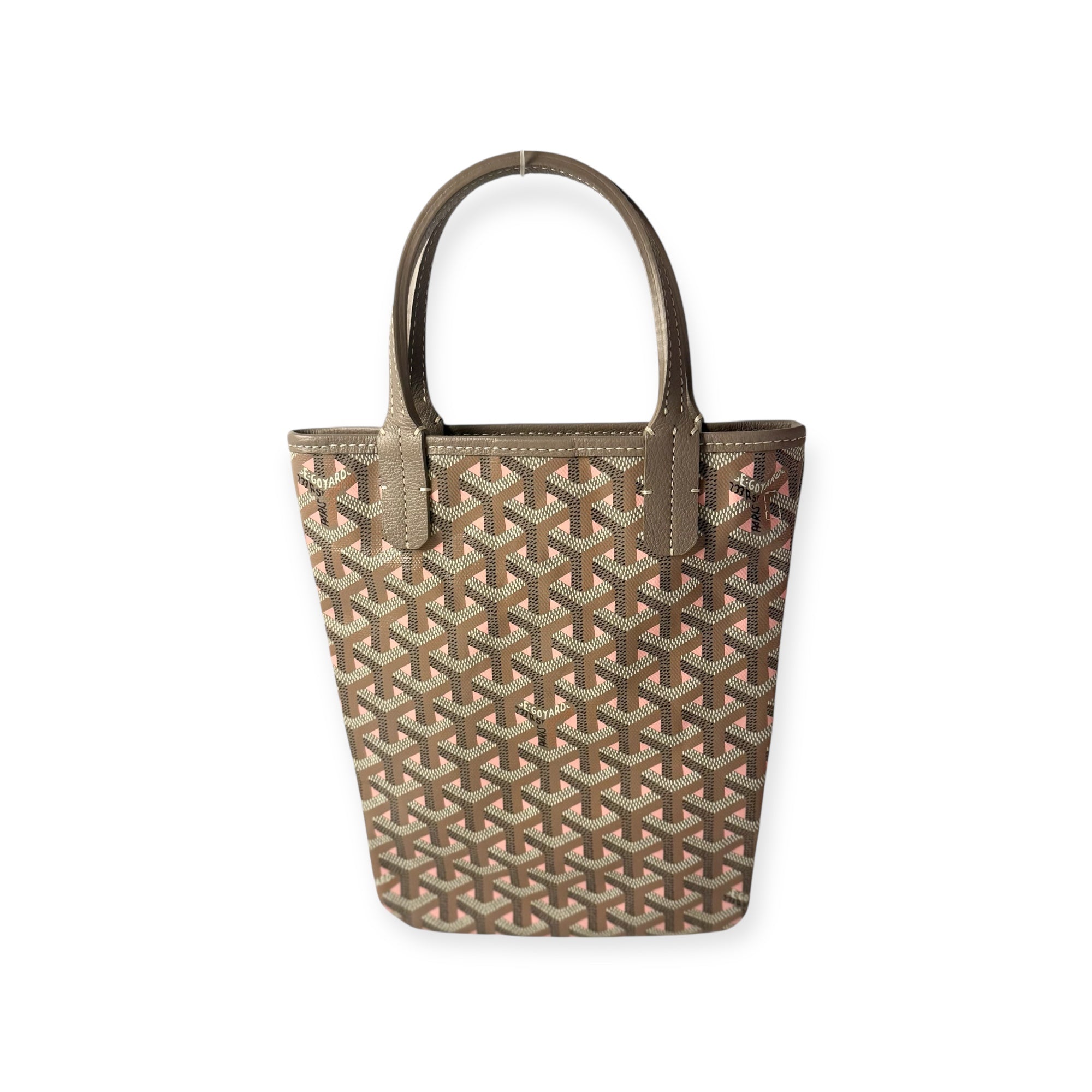 Goyard Poitiers Claire Voie Tote Grege Powder Pink Limited