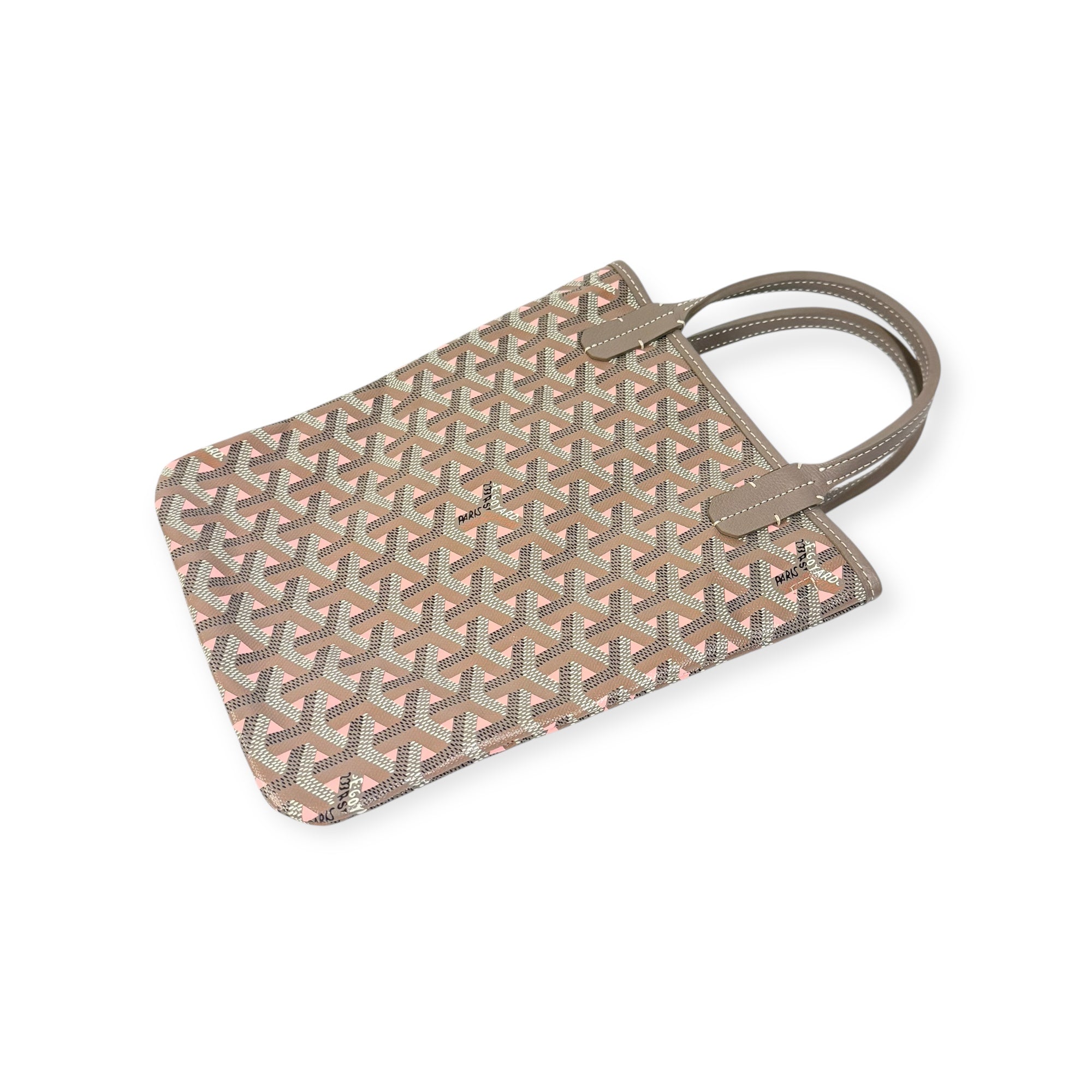 Goyard Poitiers Claire Voie Tote Grege Powder Pink Limited