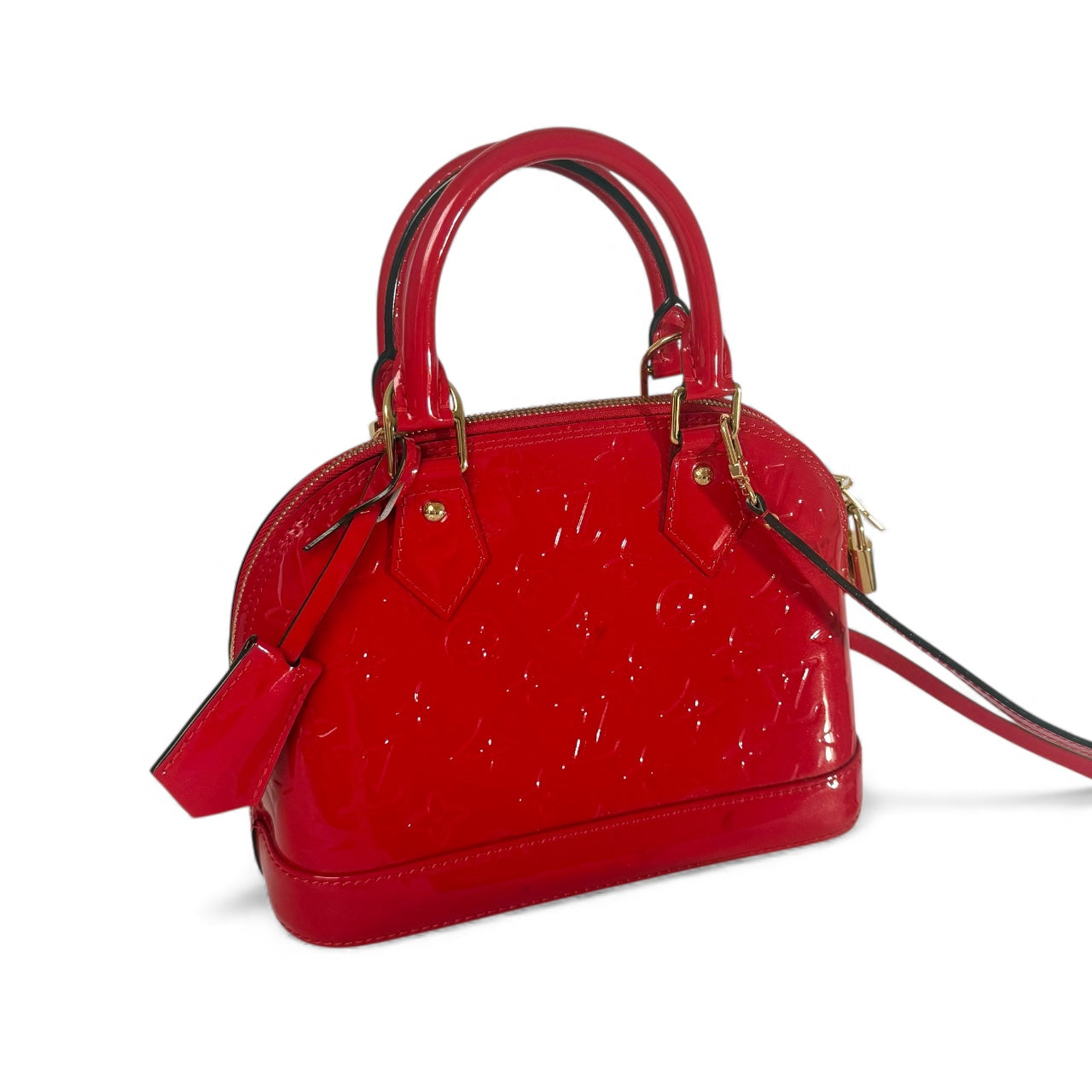 Louis Vuitton Louis Vuitton Vernis Alma BB Rose Indien