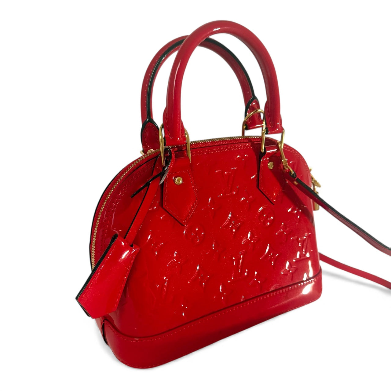 Louis Vuitton Louis Vuitton Vernis Alma BB Rose Indien