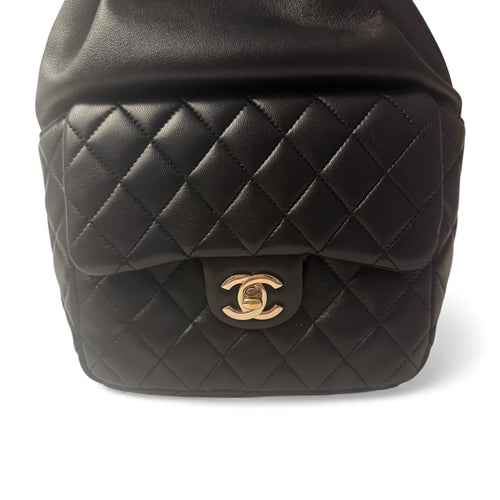 Chanel Backpack Seoul Lamb Black