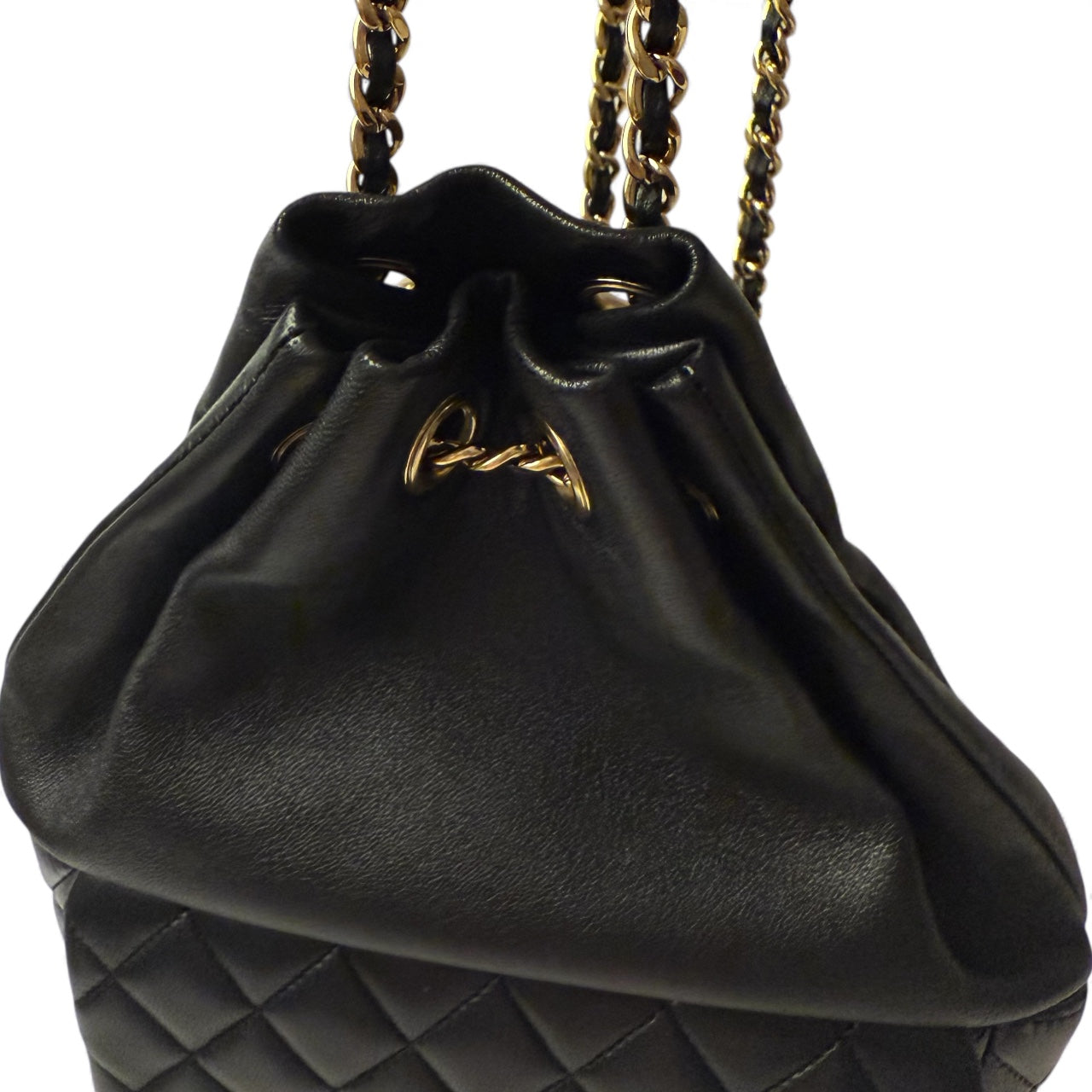 Chanel Backpack Seoul Lamb Black