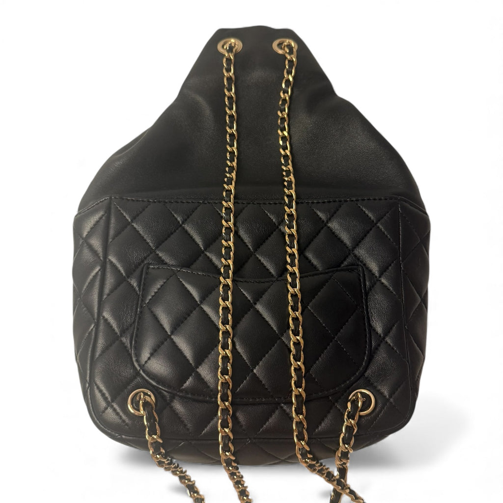 Chanel Backpack Seoul Lamb Black