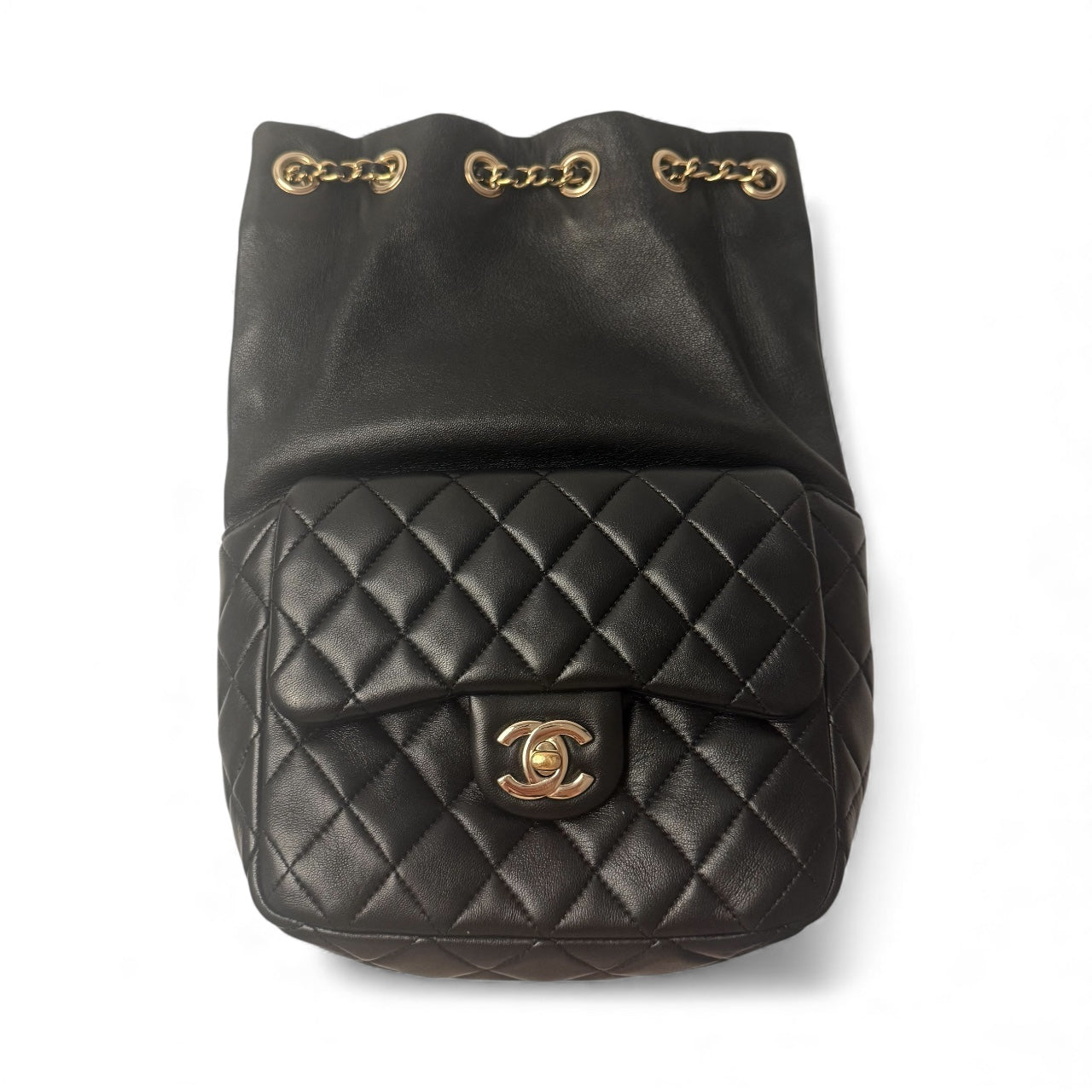 Chanel Backpack Seoul Lamb Black